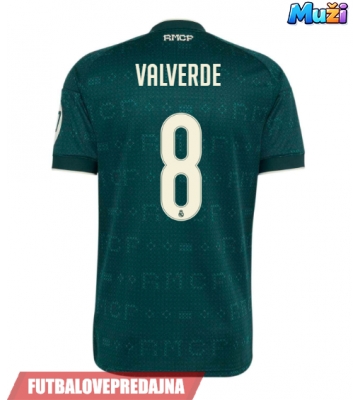 Lacne Muži Futbalové dres Real Madrid Federico Valverde #8 2026-27 Krátky Rukáv - Preč